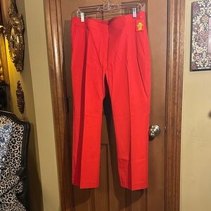 NWT Women’s Spanx Red Polished Kick Flare Pant, size XL